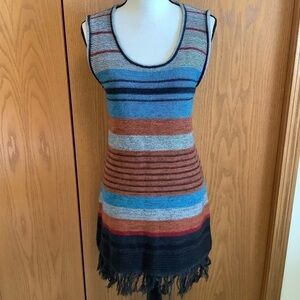 109°F India Sleevess Striped Dress Sz-M